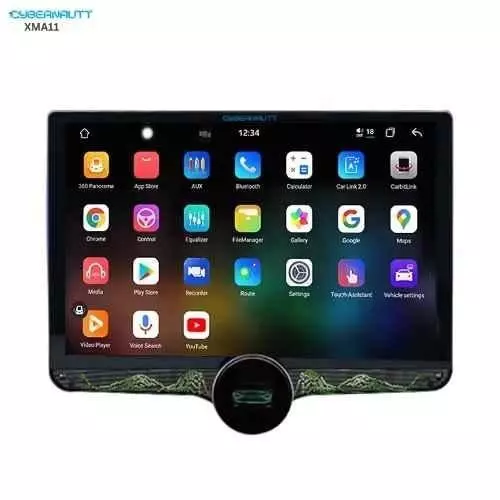 Cybernautt HD Car Music System 64 GB Rom 4 GB Ram Dual USB 2 K Resolution 29.2 cm (11.5 Inch), XMA11