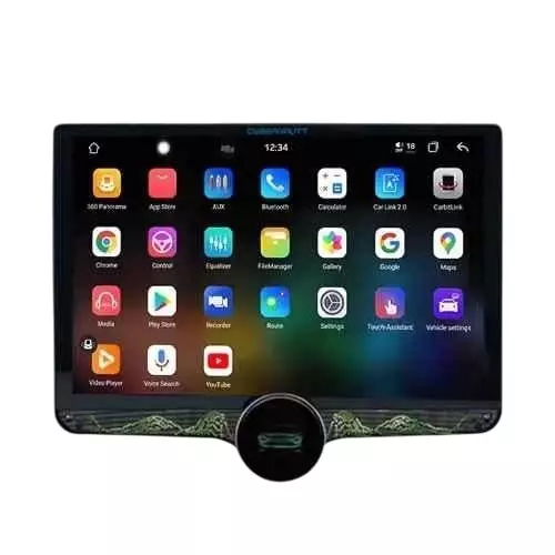 Cybernautt HD Car Stereo 64 GB Rom 4 GB Ram Dual USB 2 K Resolution 25.6 cm (10.1 Inch), XMA10