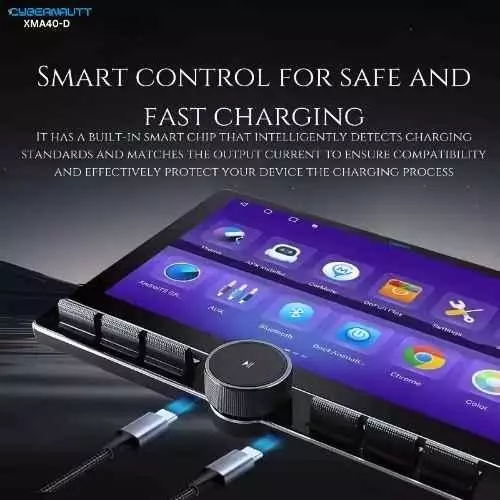 Cybernautt HD Car Stereo 64 GB Rom 4 GB Ram Dual USB 2 K Resolution 25.6 cm (10.1 Inch), XMA40-D