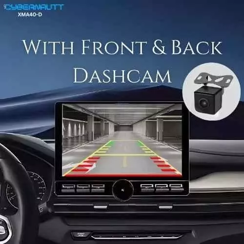 Cybernautt HD Car Stereo 64 GB Rom 4 GB Ram Dual USB 2 K Resolution 25.6 cm (10.1 Inch), XMA40-D