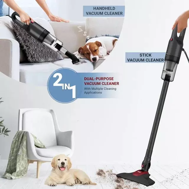 Inalsa Ozoy Handheld Vacuum Cleaner 5 m Cord Length 800 ml Dust Tank CapaCity ABS Material 220 V Black Color