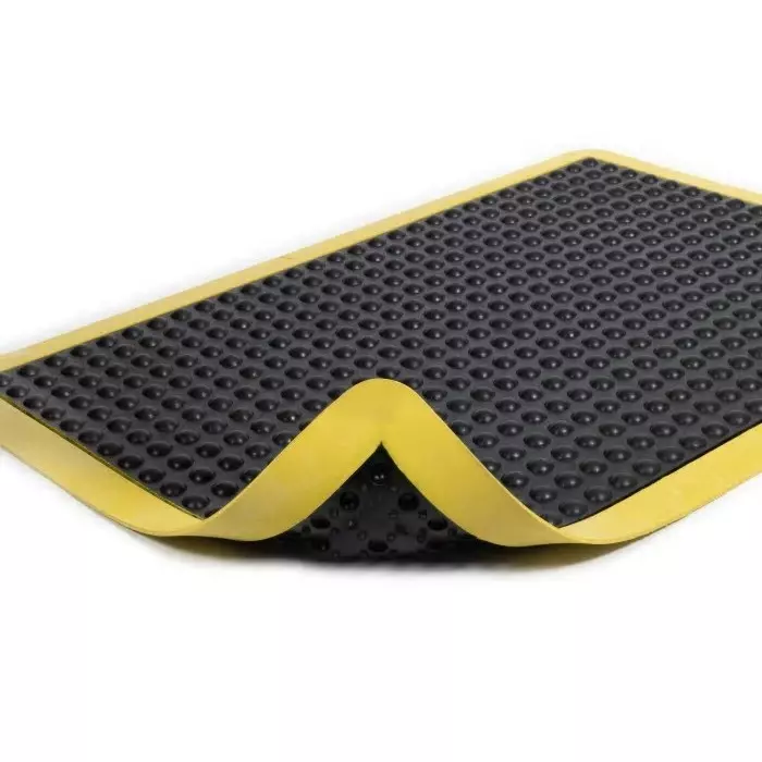 Coba Europe Bubblemat Safety Natural Rubber Anti-Fatigue Mat 0.6 mx0.9 mx14 mm, BF010701