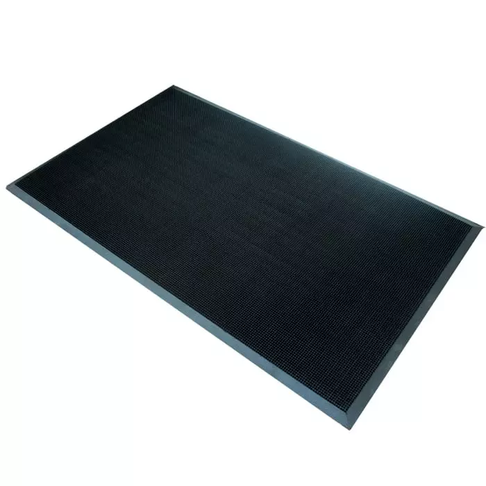 Coba Europe Fingertip Entrance Mat Small Rubber Indoor Outdoor Use Black 0.6m 0.8m 11 mm, FT010001