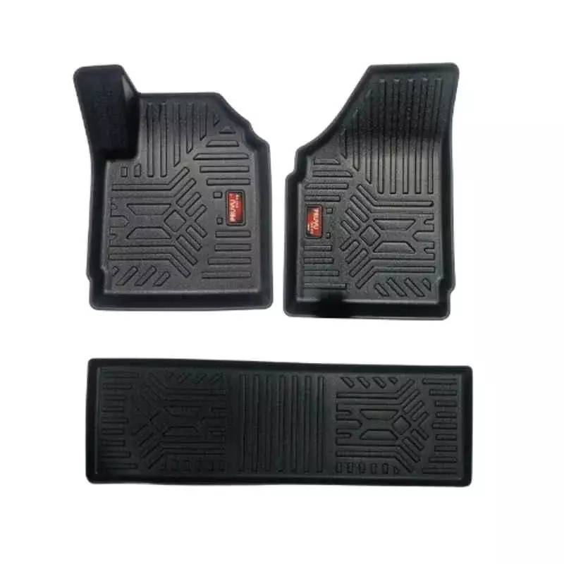 PRUVU 3D Car Floor Mats For MG Windsor EV (Automatic) 2025, PRU-TFM 043 (Set of 3 Pcs)