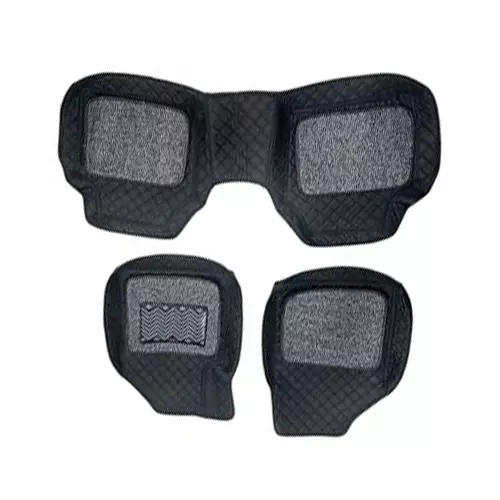 Auto Pearl 7D Universal Car Foot Mats Black Compatible For Maruti Suzuki Alto Std 2005-2010