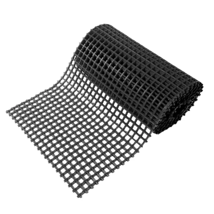 Coba Europe Black Anti-Slip PVC Floor Mat Cross Ribbed Finish 5mx0.9mx12 mm, CS010905