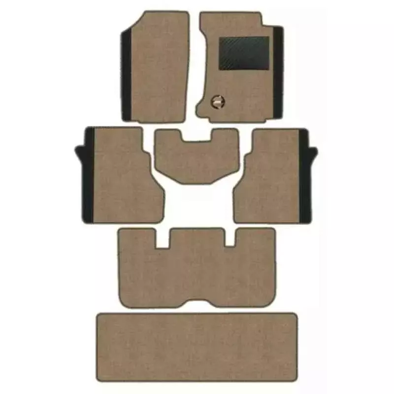PRUVU 3D Car Floor Mats For Maruti Suzuki lnvicto 2023 Onwards (Manual/Automatic), PRU-TFM 029 (Set of 7 Pcs)