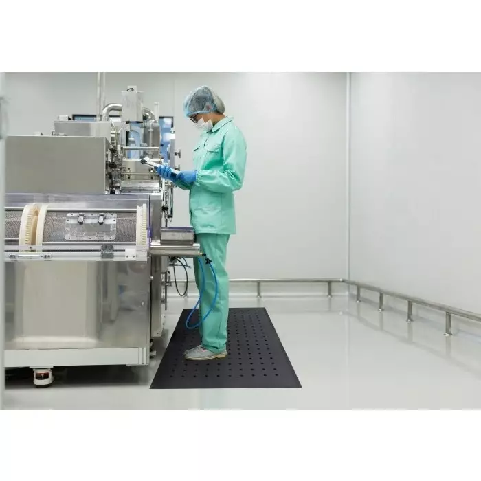 Coba Europe Hygimat with Holes Rubberised Gel Foam Anti-Fatigue Mat 0.9 mx1.5 mx17 mm, HYG010002
