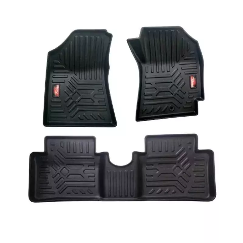 PRUVU 3D Car Floor Mats For Hyundai Aura (Manual) 2019-Till Date, PRU-TFM 036 (Set of 3 Pcs)