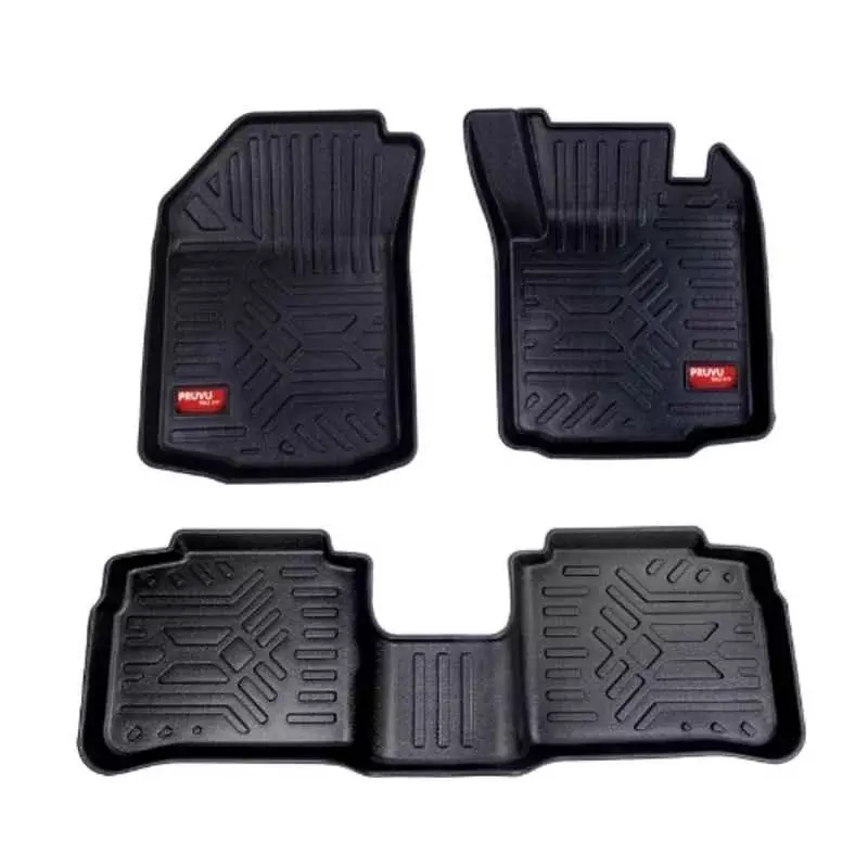PRUVU 3D Car Floor Mats For Toyota Hyrider (Manual) 2022-Till Date, PRU-TFM 013 (Set of 3 Pcs)