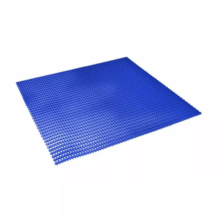 Coba Europe Blue Anti-Slip PVC Floor Mat Cross Ribbed Finish 5mx0.6mx12 mm, CE020605