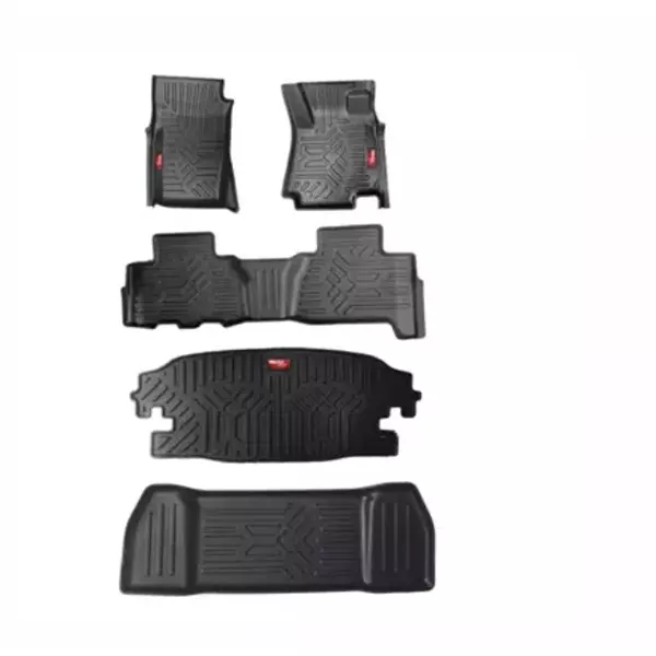 PRUVU 3D Car Floor Mats For Mahindra Scorpio-N with Trunk mat (Manual/Automatic) 2022-Till Date, PRU-TFM 014 (Set of 5 Pcs)