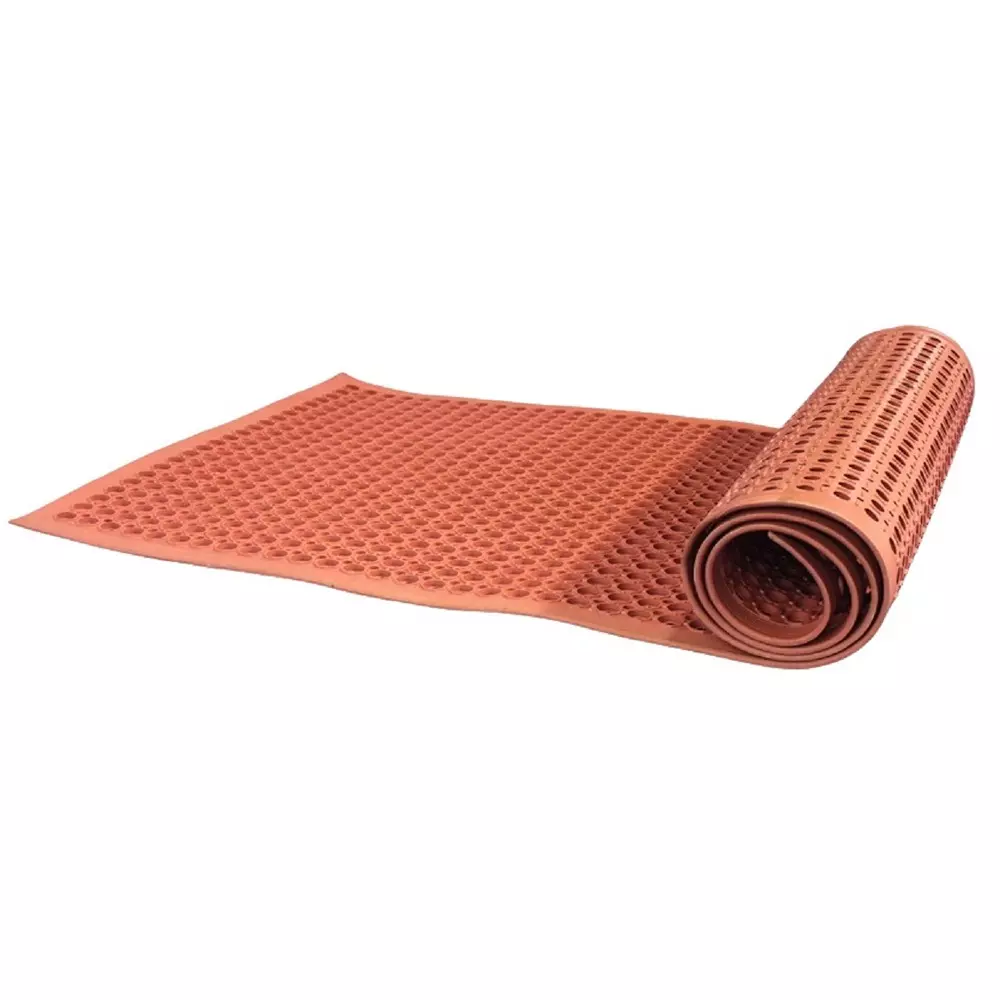 RS PRO Anti-Fatigue Mat Styrene Butadiene Rubber, Natural Rubber 10 m 1 m 12 mm Tan, 2805462