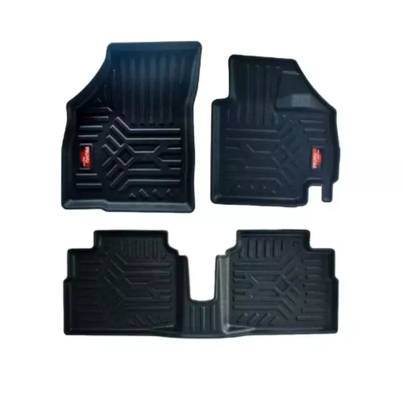 PRUVU 3D Car Floor Mats For Maruti Suzuki Wagon-R (Manual) 2019-Till Date, PRU-TFM 023 (Set of 3 Pcs)