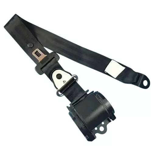 OSCAR Car Seat Belt Nylon Black Standard Size for Vehicle Safety Restraint