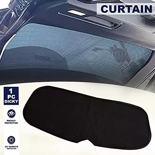 Auto Pearl Rear Dicky Sun Shade Black Compatible For Honda Amaze 2018, Dicky_Amaze2018
