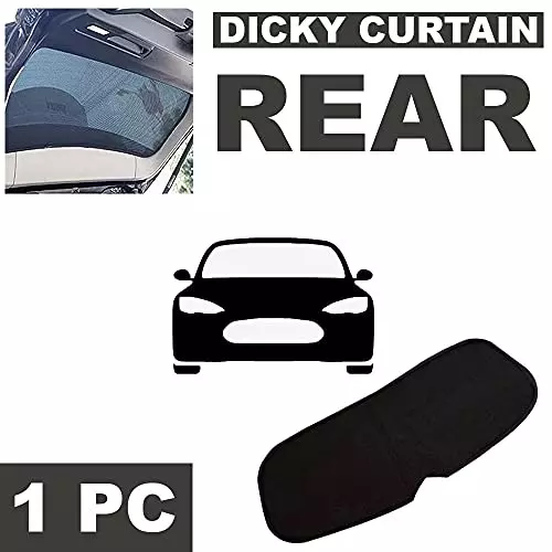 Auto Pearl Rear Dicky Sun Shade Black Compatible For Honda Amaze 2018, Dicky_Amaze2018
