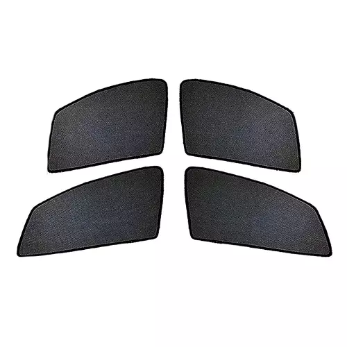 Auto Pearl Window Plug-in Half Sun Shades Z Black Compatible For Nissan Pulse, HCrtn73Pulse (Set of 4)