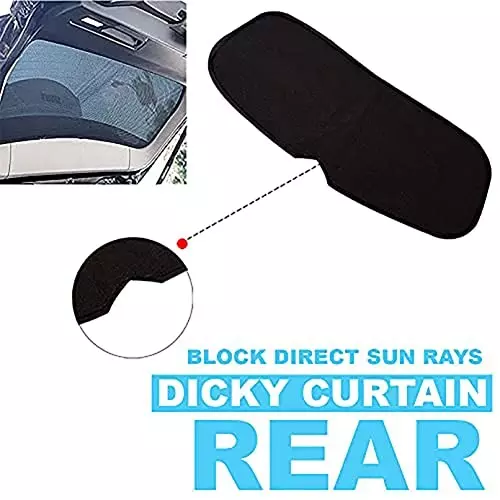 Auto Pearl Rear Dicky Sun Shade Black Compatible For Kia Sonet, DickyCurtain_KiaSonet