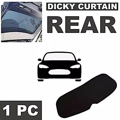 Auto Pearl Rear Dicky Sun Shade Black Compatible For Kia Sonet, DickyCurtain_KiaSonet