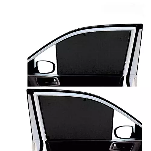 Auto Pearl Window Plug-in Half Sun Shades Z Black Compatible For Mahindra Xuv 700 2021, HalfCrtn_XUV700_2021 (Set of 6)