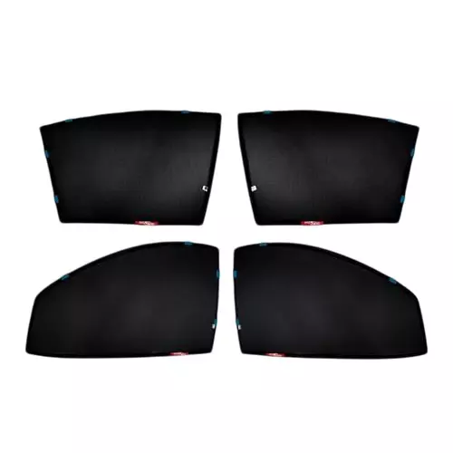 Auto Pearl Car Sun Shade Half Cut Magnetic Curtains Compatible For Hyundai Creta (Pack of 4)