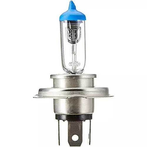 Uno Minda 12V 60/55W (Blue Coating) Head Light Halogen Bulb Quartz Glass, Set of 1 (H4-5004)
