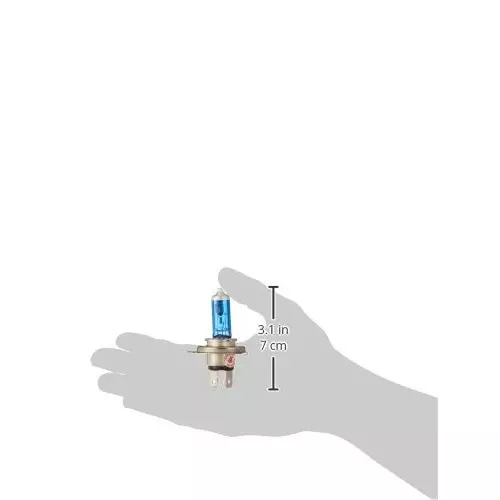 Uno Minda P43 12V 100/90W XNB Head Light Halogen Bulb Blue Color White Light Quartz Glass (H4-5024)