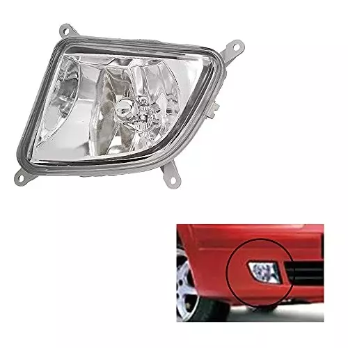 Auto Pearl Fog Lamp Lights Compatible For Tata Indica V2 Turbo (Without Plastic Sash Cover) (Set of 2 Pcs)