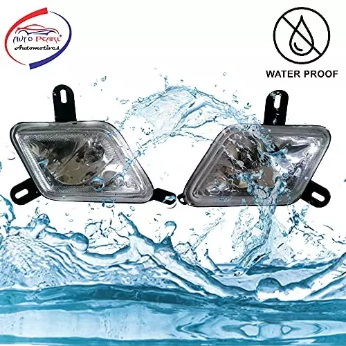 Auto Pearl Fog Light with Wiring Kit and Switch Compatible For Mahindra Kuv 100