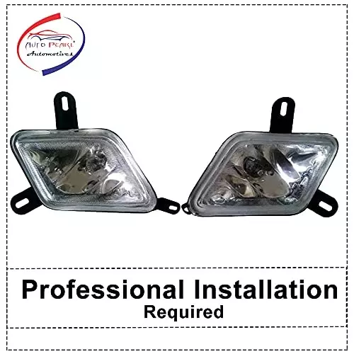 Auto Pearl Fog Light with Wiring Kit and Switch Compatible For Mahindra Kuv 100