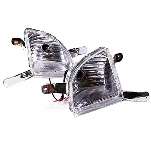 Auto Pearl Fog Lamp Lights With Wiring kit & Switch Compatible For Mahindra Xylo