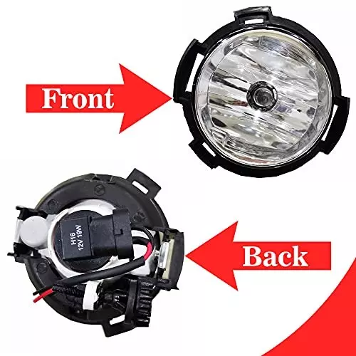Auto Pearl Fog Light with Wiring Kit and Switch Compatible For Tata Tiago