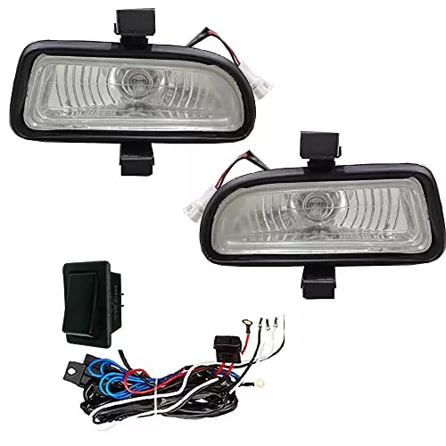 Auto Pearl Fog Lamp Lights With Wiring kit & Switch Compatible For Mahindra Verito (Without Plastic Sash Cover)