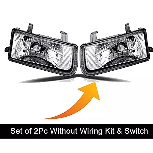 Auto Pearl Fog Lamp Compatible For Chevrolet Tavera (Set of 2)