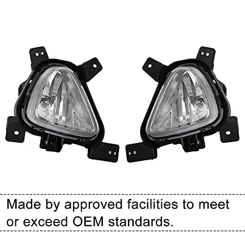 Auto Pearl Fog Lamp with Wiring Kit and Switch Compatible For Hyundai Eon