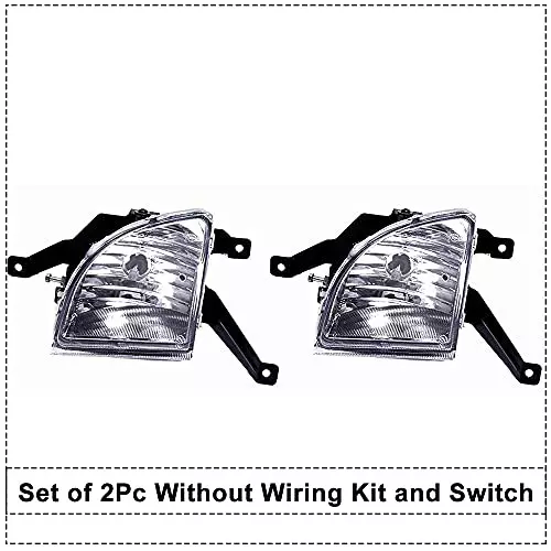 Auto Pearl Fog Lamp Lights Compatible For Mahindra Quanto (Without Plastic Sash Cover)