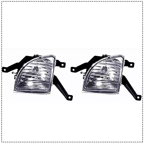 Auto Pearl Fog Lamp Lights Compatible For Mahindra Quanto (Without Plastic Sash Cover)