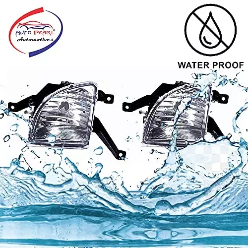 Auto Pearl Fog Lamp Lights Compatible For Mahindra Quanto (Without Plastic Sash Cover)