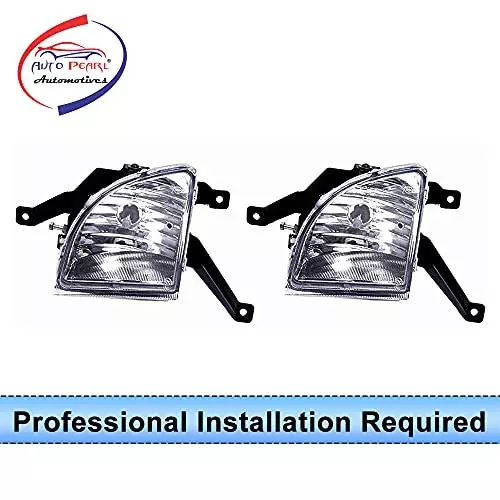 Auto Pearl Fog Lamp Lights Compatible For Mahindra Quanto (Without Plastic Sash Cover)