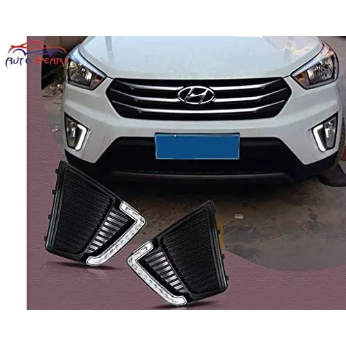 Auto Pearl Fog Lamp Compatible For ‎Hyundai Creta (Set of 2)
