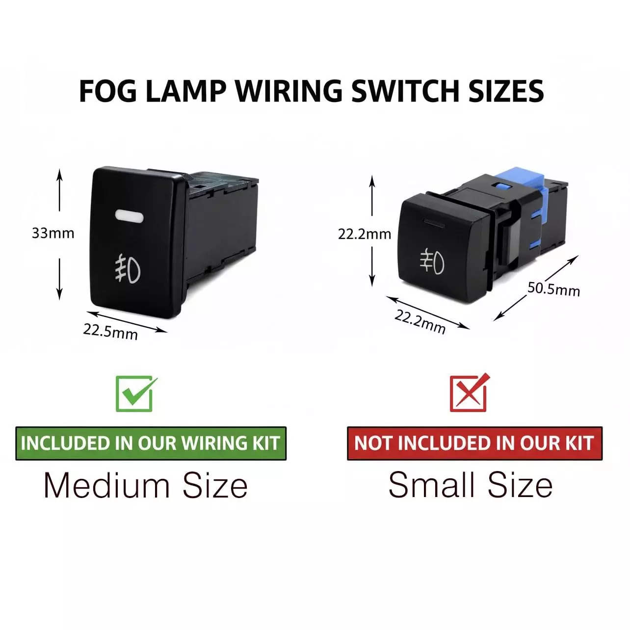 Auto Pearl Car Fog Lamp Light with Wiring Kit and Switch Compatible For Maruti Suzuki S Presso