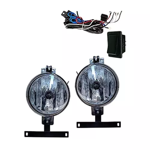 Auto Pearl Fog Light with Wiring Kit and Switch Compatible For Maruti Suzuki Eeco