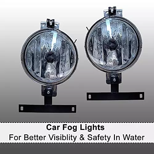 Auto Pearl Fog Light with Wiring Kit and Switch Compatible For Maruti Suzuki Eeco