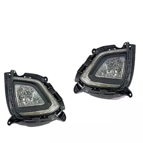 Auto Pearl Car Fog Lamp Light Set Compatible For Hyundai Creta (Set of 2)