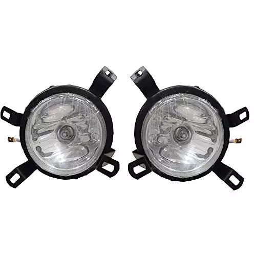 Auto Pearl Car Fog Lamp Light Compatible For Chevrolet Spark (Set of 2 Pcs)