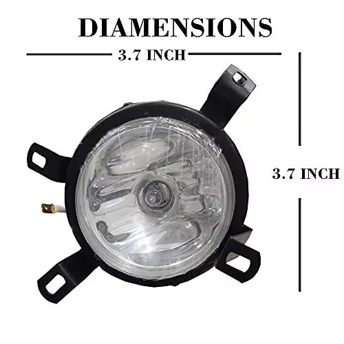 Auto Pearl Car Fog Lamp Light Compatible For Chevrolet Spark (Set of 2 Pcs)