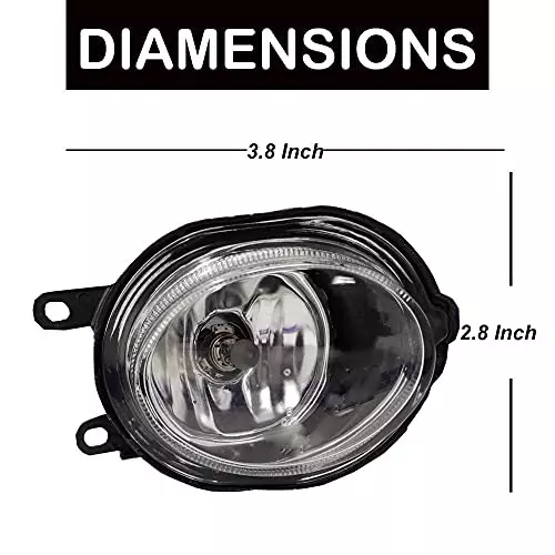 Auto Pearl Fog Lamp Lights With Wiring kit & Switch Compatible For Mahindra Verito Vabe (Without Plastic Sash Cover)