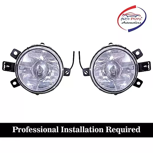 Auto Pearl Fog Lamp Compatible For Ford Light Fiesta (Set of 2)