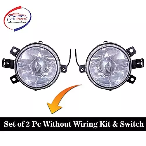 Auto Pearl Fog Lamp Compatible For Ford Light Fiesta (Set of 2)